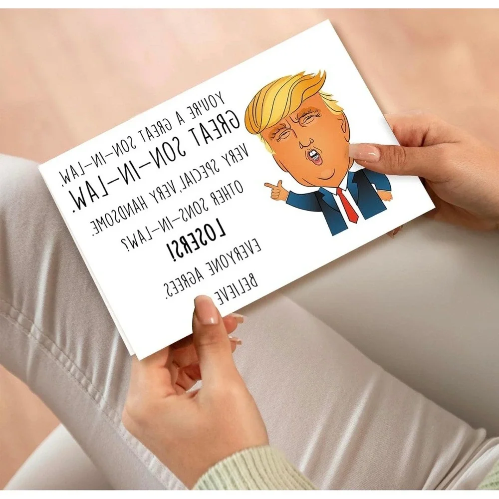 Funny Trump Son-in-law Father's Day Card Birthday Gift For Men Him Idea‎